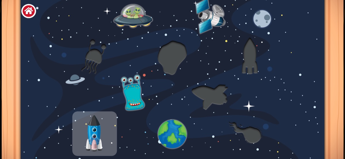 PuzzleShadow : un puzzle de fusées et de personnages dans l’espace